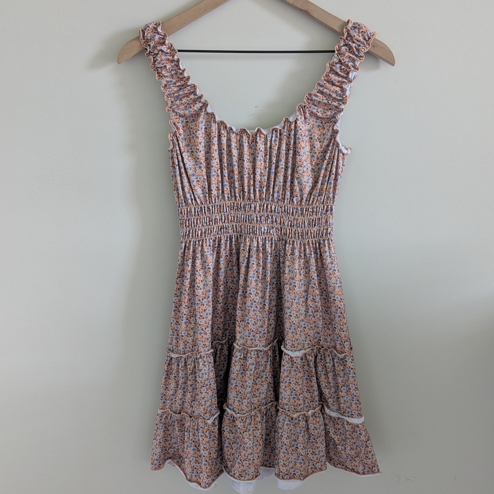 Altar'd State Floral Ruffle Mini Dress - Picture 4 of 4